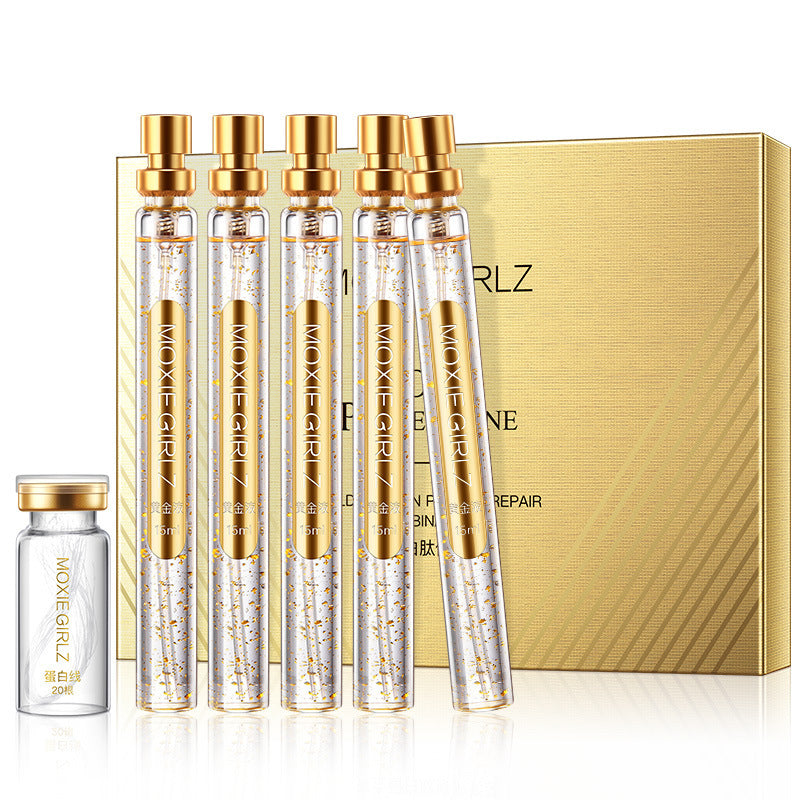 Gold Protein Peptide Maintenance Set Lifting Fine Lines Beauty Salon Set