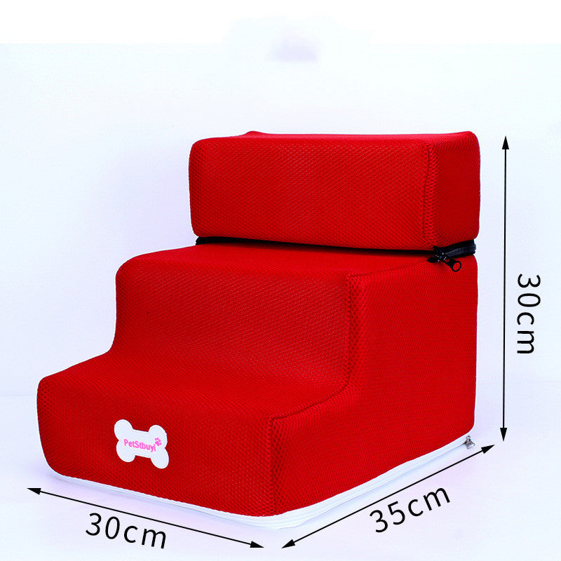 Dog Stairs Pet Climbing Ladder Sponge Steps On Bed Climbing Ladder