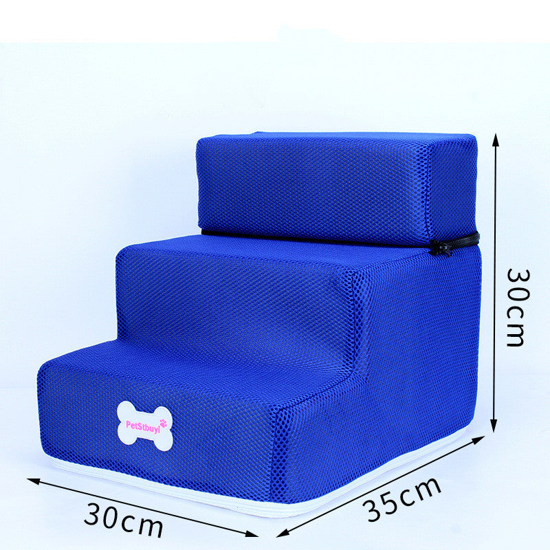 Dog Stairs Pet Climbing Ladder Sponge Steps On Bed Climbing Ladder