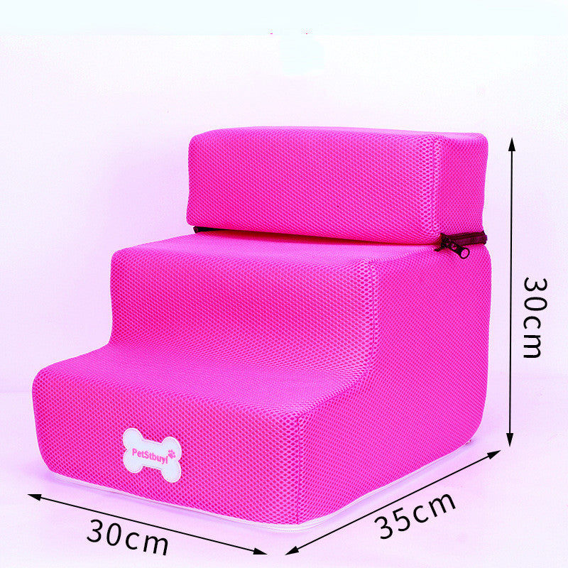 Dog Stairs Pet Climbing Ladder Sponge Steps On Bed Climbing Ladder