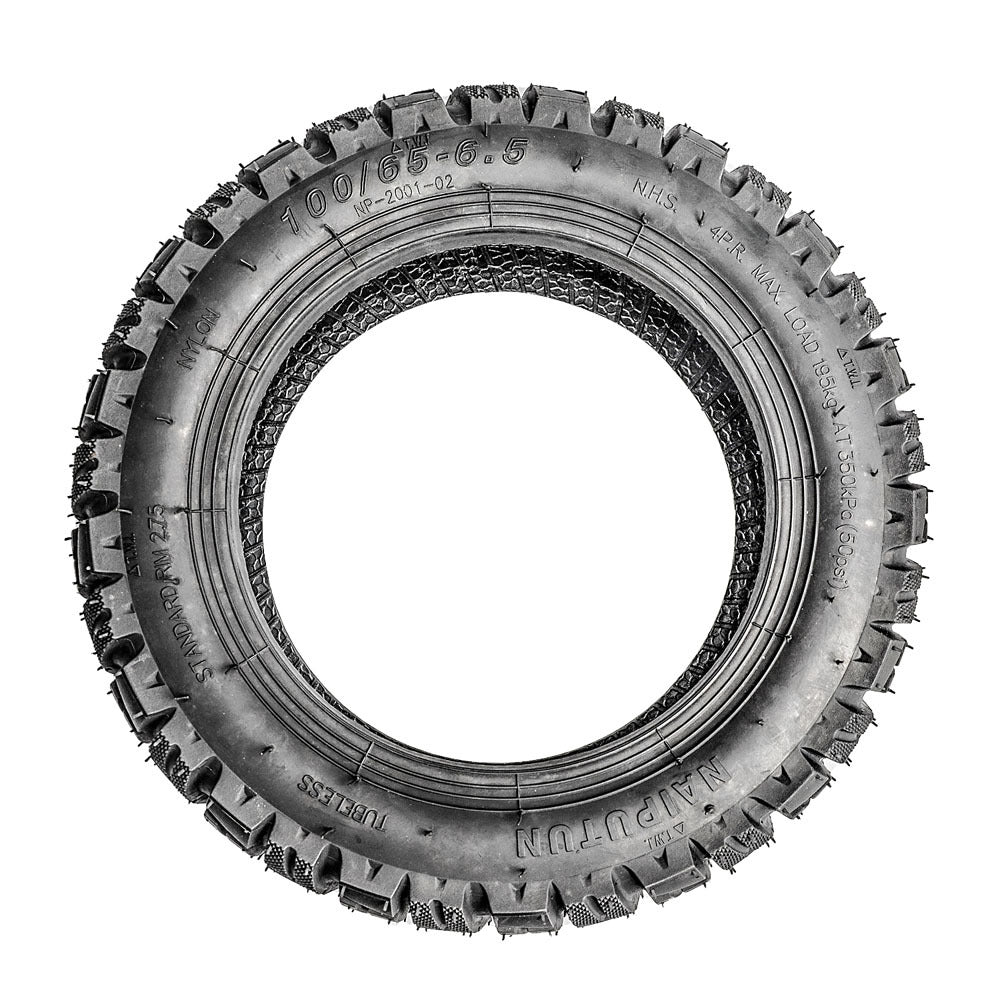 100/65-6.5 Thickened Vacuum Tire 11 Inch Electric Scooter Modified Tire Off-Road Tubeless Tyre with Nozzle