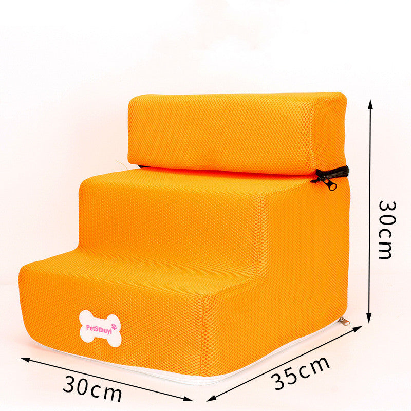 Dog Stairs Pet Climbing Ladder Sponge Steps On Bed Climbing Ladder