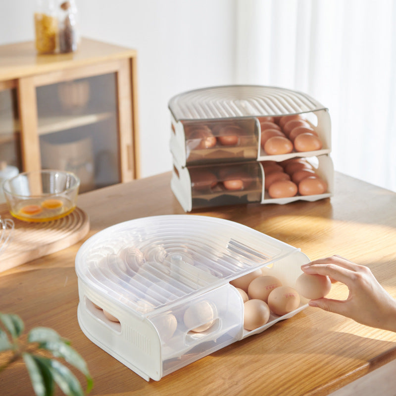 U-shaped Egg Box Can Be Stacked Multiple Layers