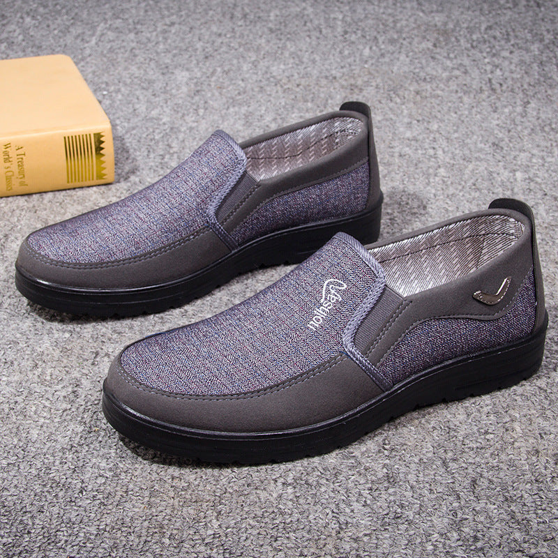 Polyurethane Old Beijing Cloth Shoes Plus Size Men