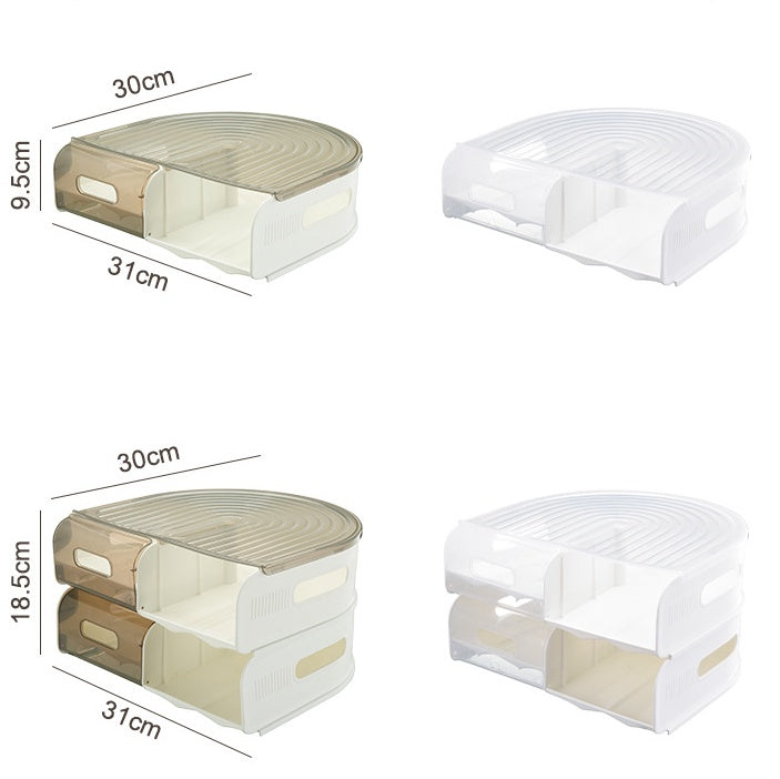 U-shaped Egg Box Can Be Stacked Multiple Layers