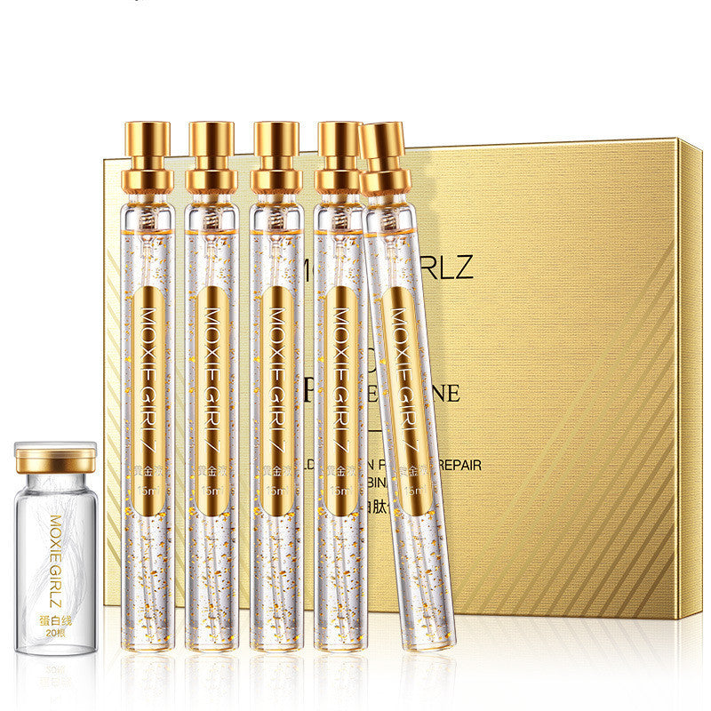 Gold Protein Peptide Maintenance Set Lifting Fine Lines Beauty Salon Set