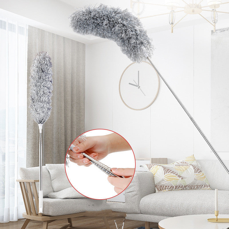 Household Stainless Steel Retractable Fibre Duster